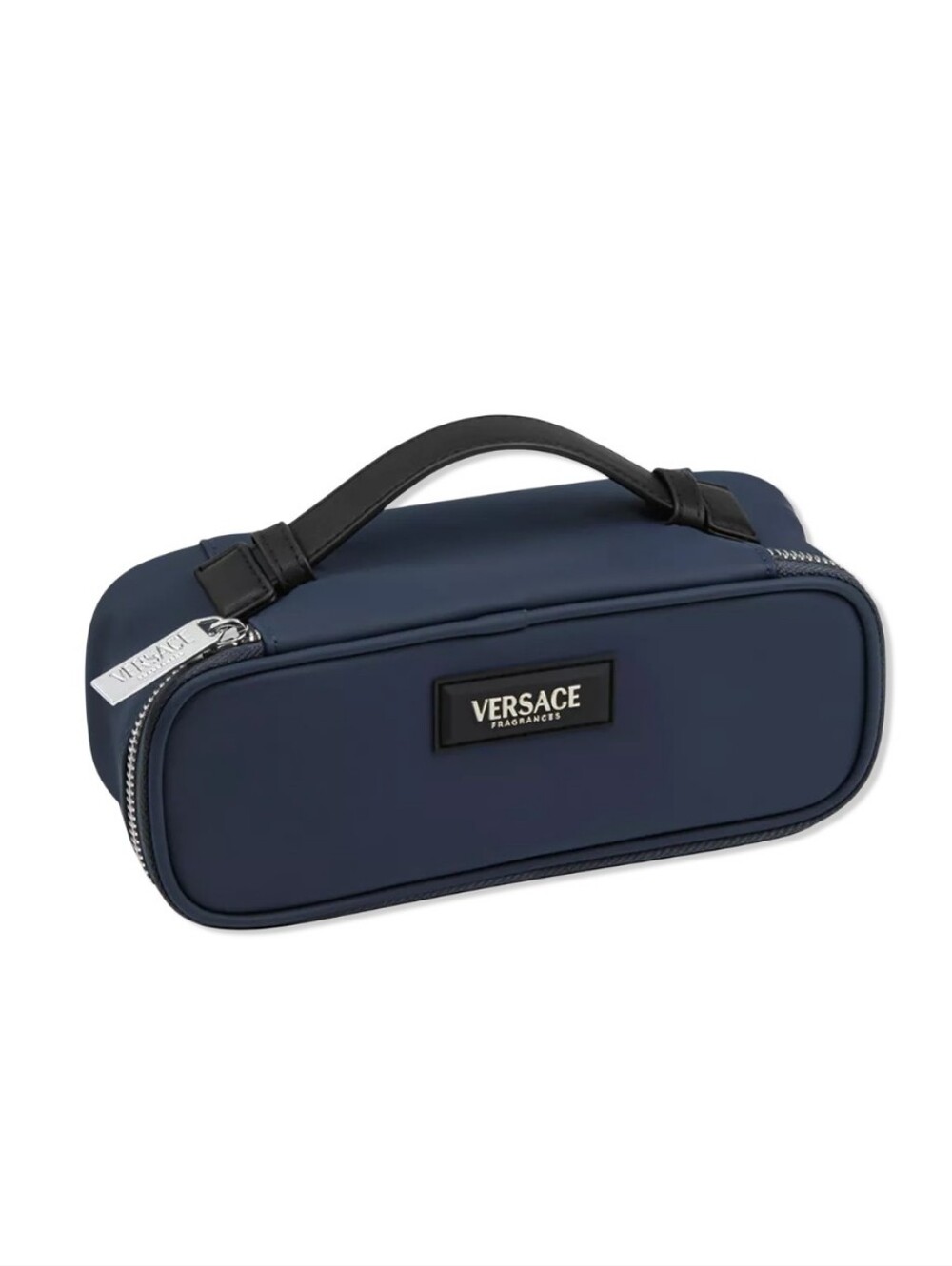Versace Navy Blue and Black Travel Pouch